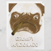 Aangepaste trommel AFICIONADO Puggy Cigar (Voorkant / Achterkant)