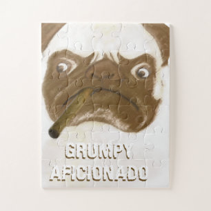 Aangepaste trommel AFICIONADO Puggy Cigar Legpuzzel