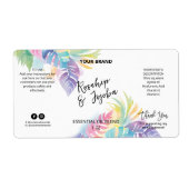 Aangepaste Tropische Dropper Fles Product Labels (Voorkant)