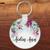 Aangepaste Tropische ventilator Sleutelhanger op b (Voorkant)