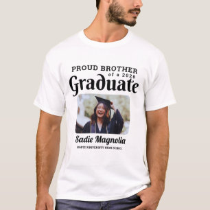 Aangepaste trotse broer van afgestudeerde 2026 t-shirt