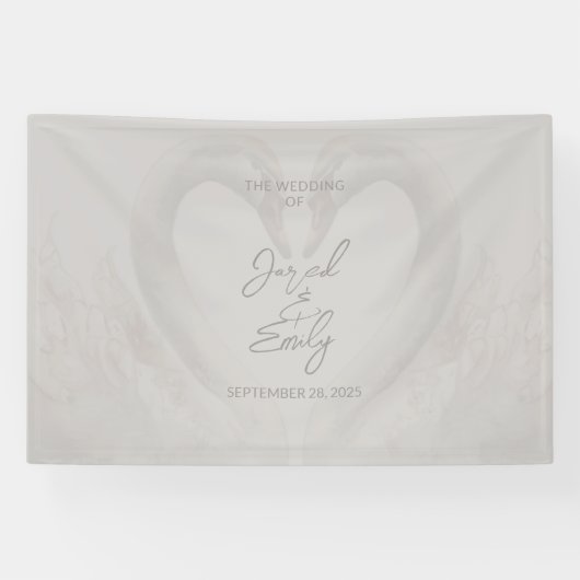 Aangepaste trouwbanner spandoek (Horizontaal)