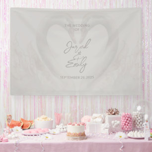 Aangepaste trouwbanner spandoek