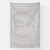 Aangepaste trouwbanner spandoek (Verticaal)