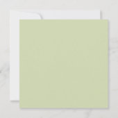 Aangepaste trouwdatum hydrangea's save the date (Achterkant)