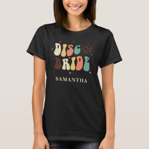 Aangepaste Trouwfeest Disco Bruid Matchende T-shirt