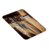 Aangepaste trouwfoto | De datum opslaan Magneet (Rechterzijde)