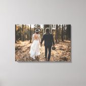 Aangepaste trouwfoto Extra grote canvas Print (Voorkant)
