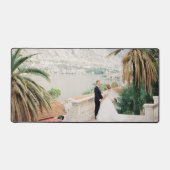 Aangepaste trouwfoto Grote computer Bureaumat (Voorkant)