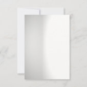 Aangepaste trouwfoto RSVP kaartje (Achterkant)