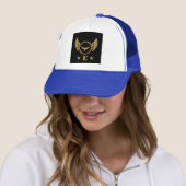 Aangepaste Trucker Hoed met Monogram E Hair Access Trucker Pet (In situ)