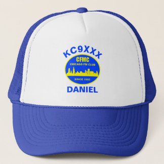 Aangepaste Trucker Hoed w / Callsign & Naam Pet