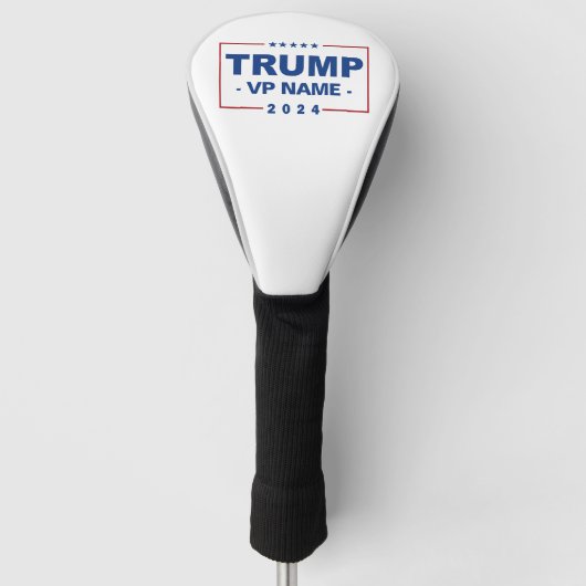 Aangepaste Trump Vice President 2024 Golfheadcover (Voorkant)