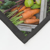 Aangepaste tuinfoto Tekst Gardening Lover Fleece Deken (Hoek)