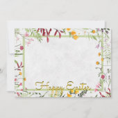 Aangepaste tuingriepfoto Pasen Feestdagenkaart (Voorkant)