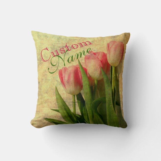Aangepaste  Tulips Pillow Kussen (Voorkant)