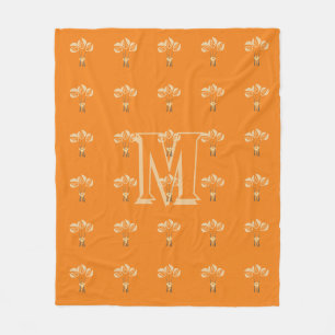Aangepaste tulpen fleece deken