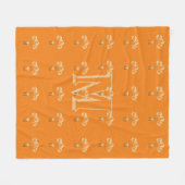 Aangepaste tulpen fleece deken (Voorkant (Horizontaal))