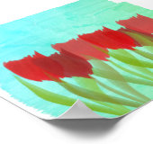 Aangepaste tulpen poster (Hoek)