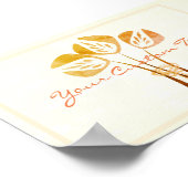 Aangepaste tulpen poster (Hoek)