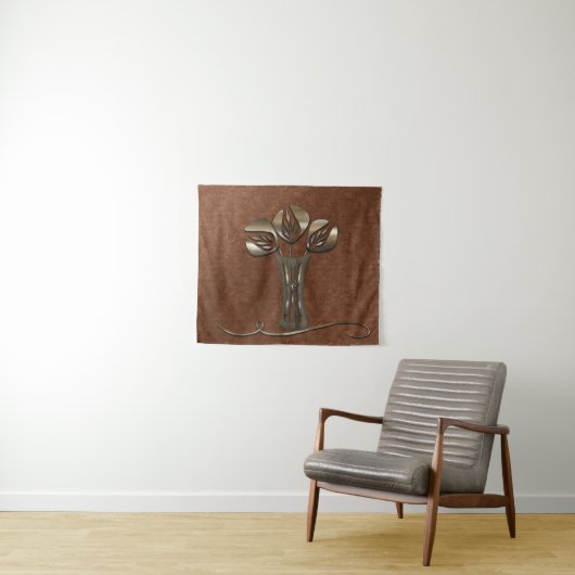 Aangepaste tulpen wandkleed (In Situ (horizontaal))