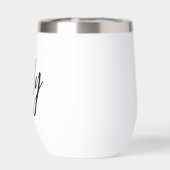 Aangepaste Tumbler, beker met aangepaste naam, Per (Achterkant)
