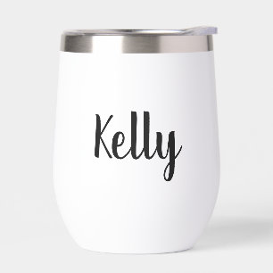 Aangepaste Tumbler, beker met eigen naam, Geperson