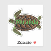 Aangepaste Turtle Sticker (Vel)