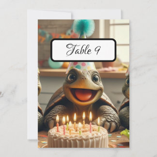 Aangepaste Turtle Tafel Plaatjes,