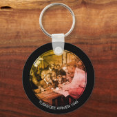 Aangepaste TUSKEGEE AIRMEN 1945 Sleutelhanger (Voorkant)