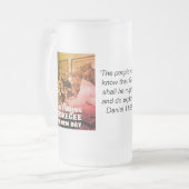 Aangepaste TUSKEGEE AIRMEN DAAG Matglas Bierpul (Voorkant links)