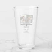 Aangepaste tv na het jaar grappige vader 2 foto glas (Achterkant)