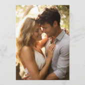 Aangepaste twee foto-behuizing voor Vellum Wedding Kaart (Voorkant)