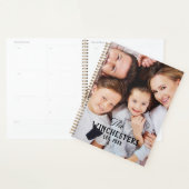 Aangepaste twee foto dubbelzijdig gepersonaliseerd planner (Display)