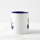 Aangepaste Twee-Tone Koppel Huwelijksjubileum Mok (Midden)