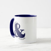 Aangepaste Twee-Tone Koppel Huwelijksjubileum Mok (Voorkant links)