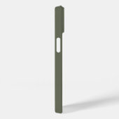 Aangepaste tweekleurige Moss Green Texture iPhone  Case-Mate iPhone Case (Achterkant / Rechts)