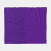 Aangepaste tweekleurige Paarse fleecedeken Fleece Deken (Voorkant (Horizontaal))