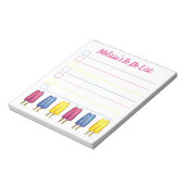 Aangepaste Twin Pop Popsiche om lijst te doen Notitieblok (Gedraaid)