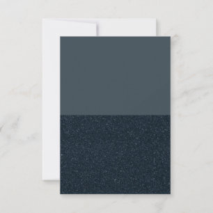 Aangepaste Two-Tone RSVP – Charcoal & Noise Split Kaartje