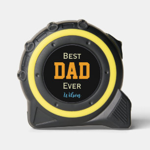 aangepaste typografie naam beste papa ooit rolmaat