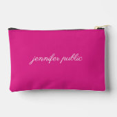 Aangepaste typografie naam of tekst Sjabloon effen Etui (Achterkant)