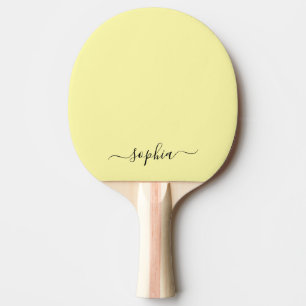 Aangepaste typografie naam tafeltennisbatje