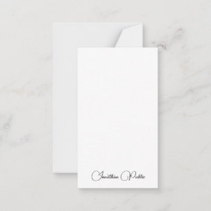 Aangepaste typografie Script Naam Sjabloon Modern