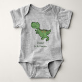 Aangepaste Tyrannosaurus Rex Dinosaur Cartoon Romper (Voorkant)