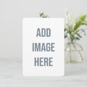 Aangepaste uitnodiging (Staand voorkant)