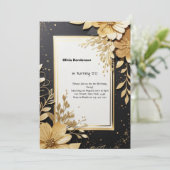 Aangepaste uitnodiging op feestdag (Staand voorkant)