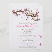 Aangepaste uitnodiging voor baby shower (Voorkant / Achterkant)