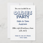 Aangepaste uitnodiging voor Cassettebandje (Achterkant)