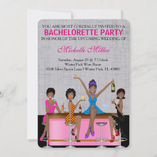 Aangepaste uitnodiging voor Chic Bachelorette